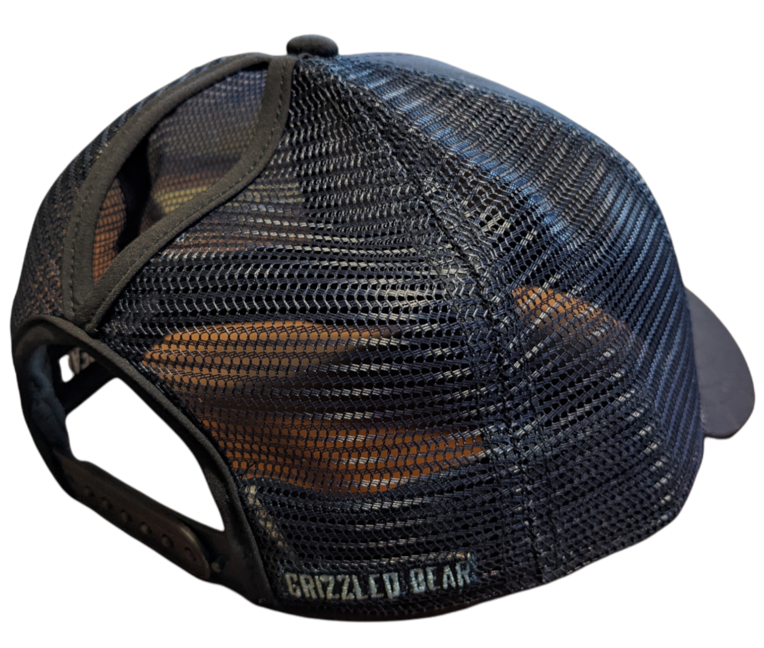 High ponytail hat Night Sky Grizzled Bear